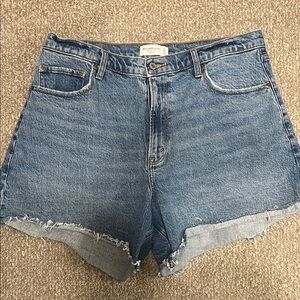 Abercrombie & Fitch Blue Jean Shorts